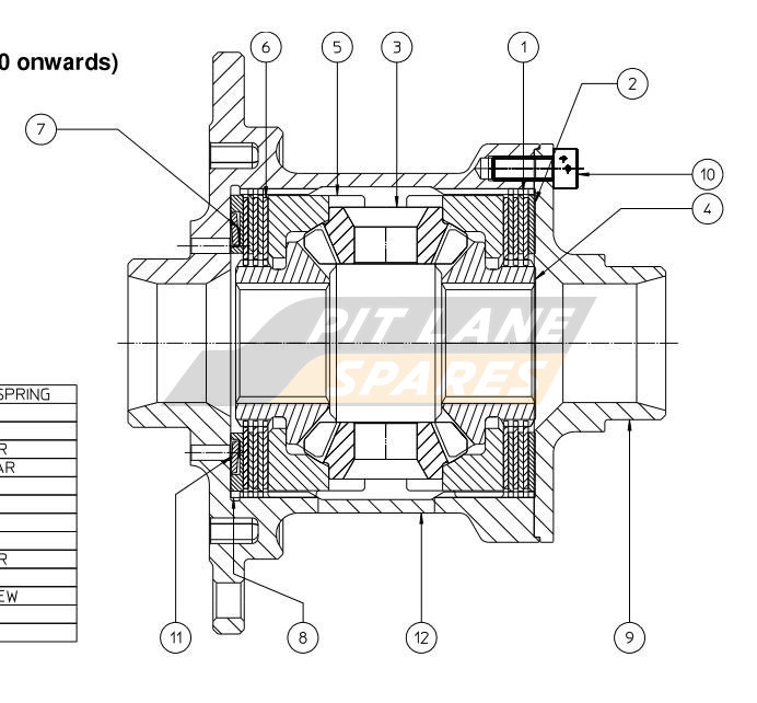 DGCN-212-S DIFF ASSY